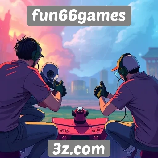 Experiência de multiplayer no fun66games