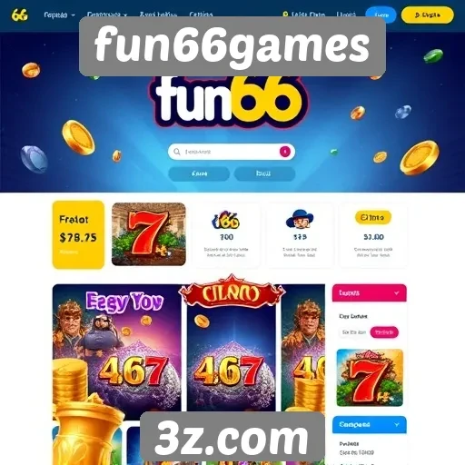 Avaliação da interface do usuário no site fun66games
